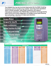 Thumbnail of document Data Sheet - FRENIC-Eco Inverter